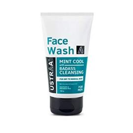 Ustraa Face Wash - Dry Skin (Mint Cool) - 100gm